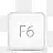 电脑键盘F6键图标