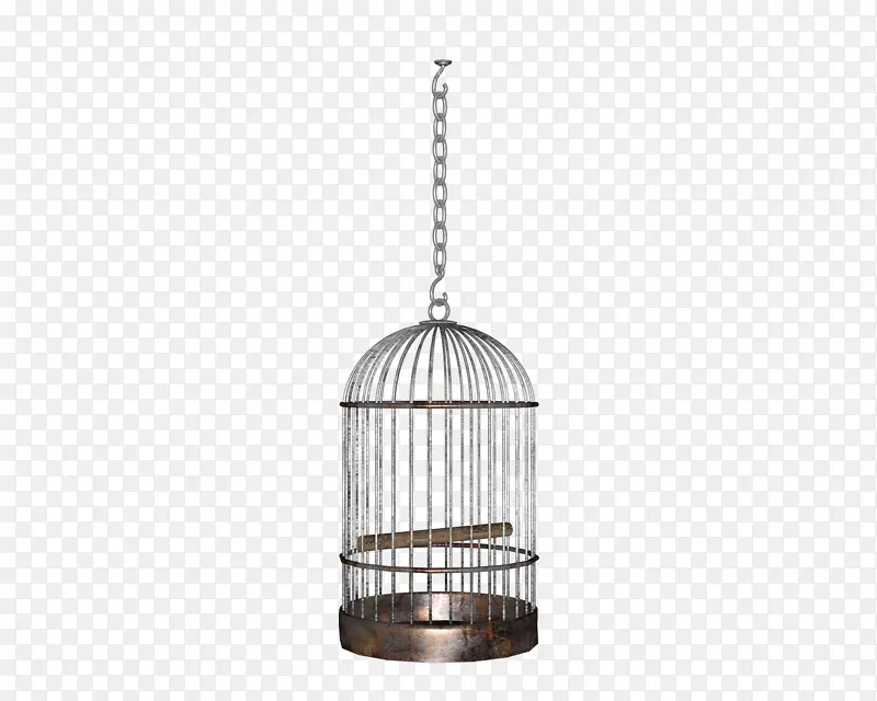 鸟笼吊起来的鸟笼