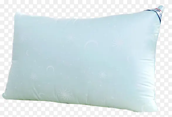 高清摄影蓝色月亮质感枕头