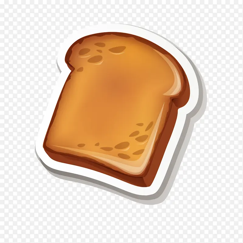 卡通吐司面包食物设计
