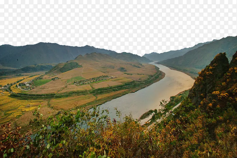 朝鲜三江里风景