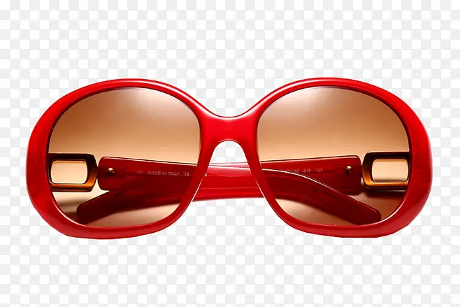 红色反光太阳眼镜