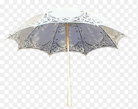 长柄蕾丝花纹雨伞