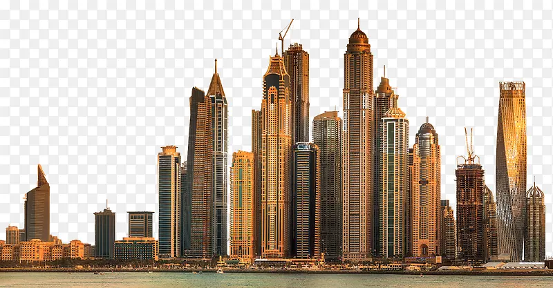大量高楼的建筑物