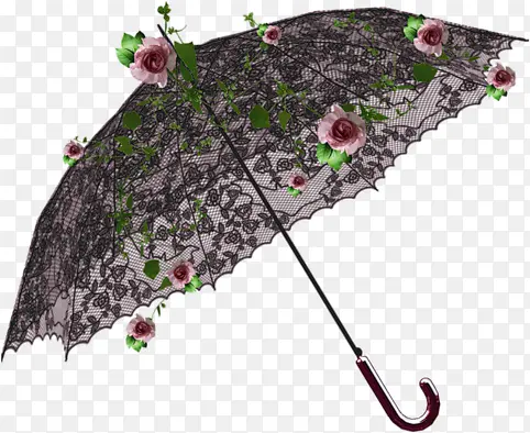 蕾丝雨伞