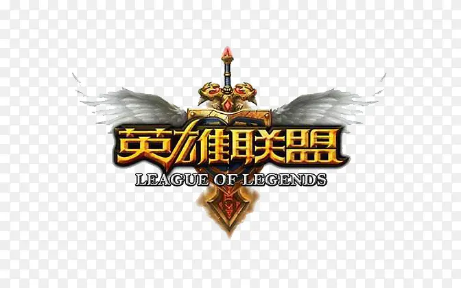 免抠炫酷金色图标lollogo