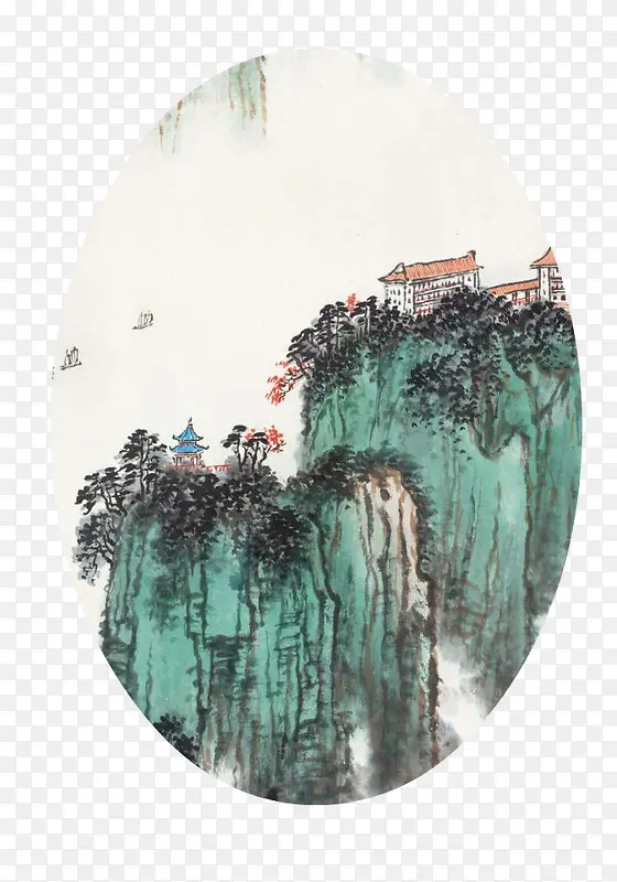 中国古风山水画