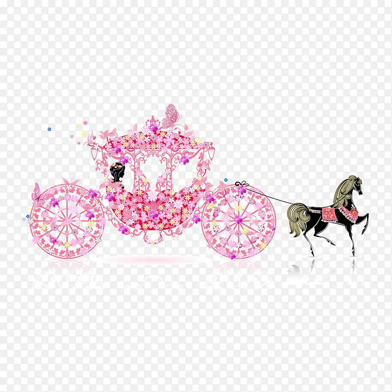 粉色马车