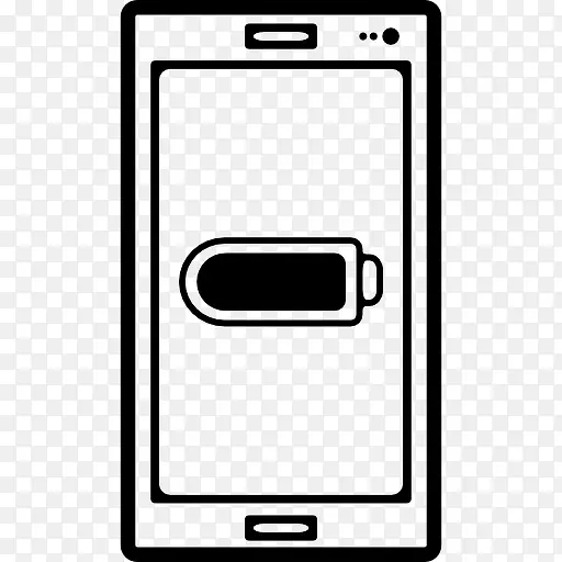 手机屏幕上全电池状态标志图标