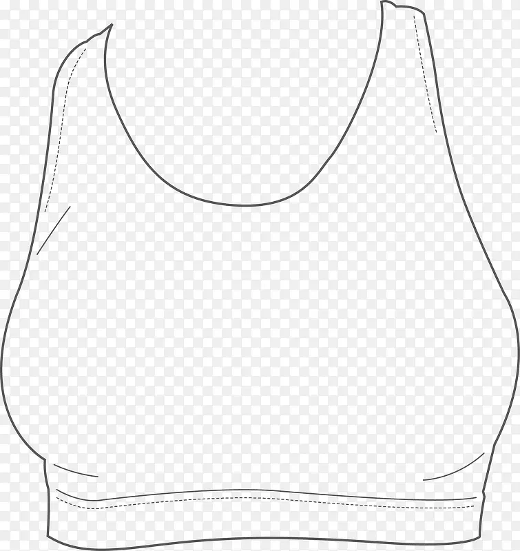 矢量女性服装素材图