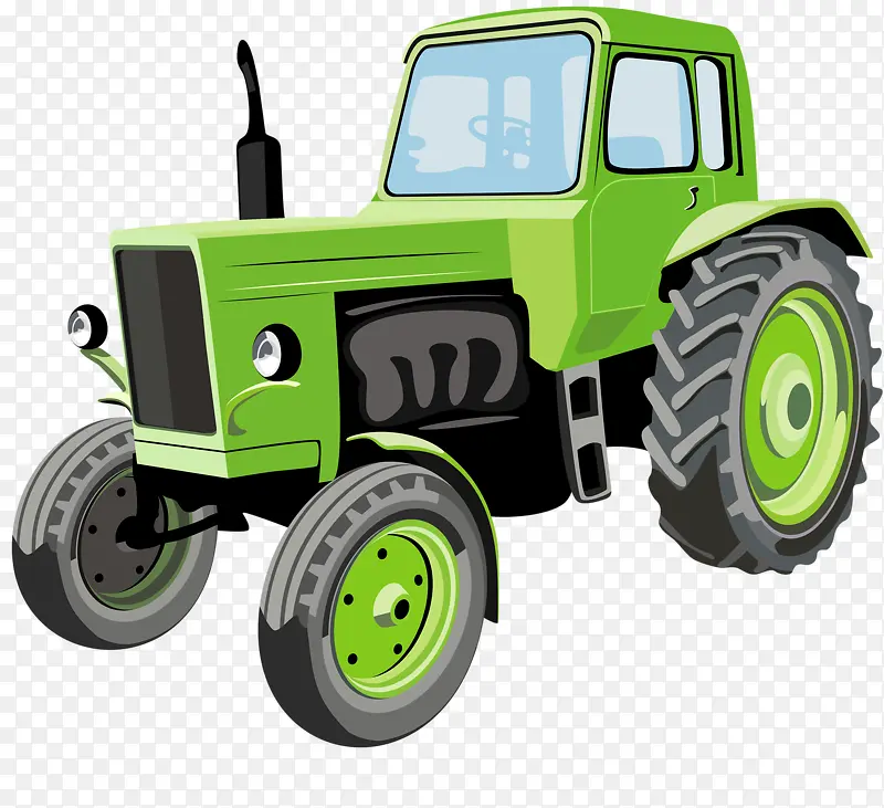 绿色拖拉机