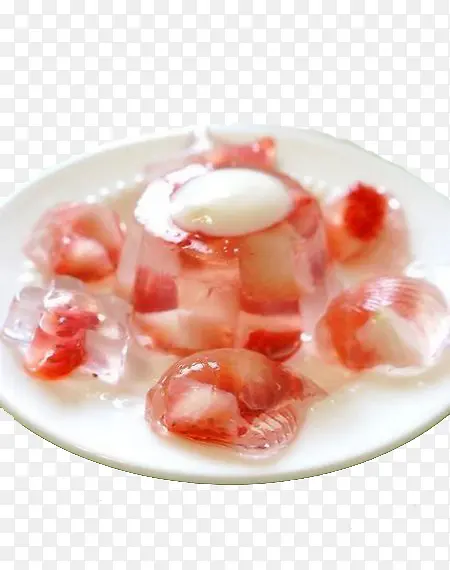 美貌的草莓果冻