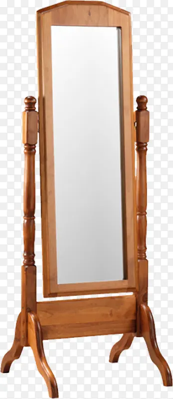半身木头镜子