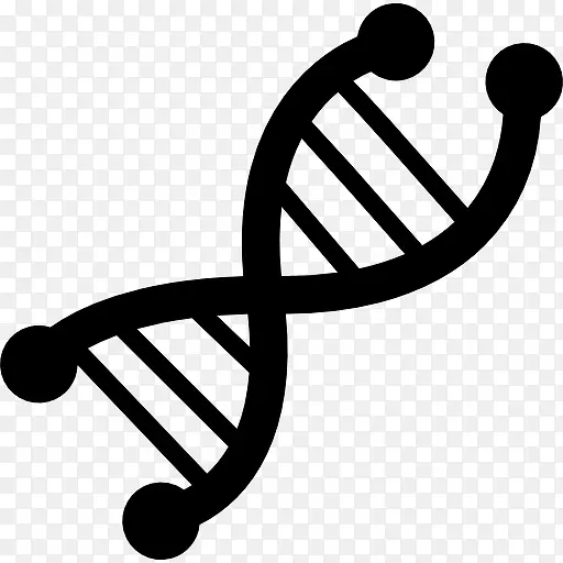 DNA链的科学符号图标