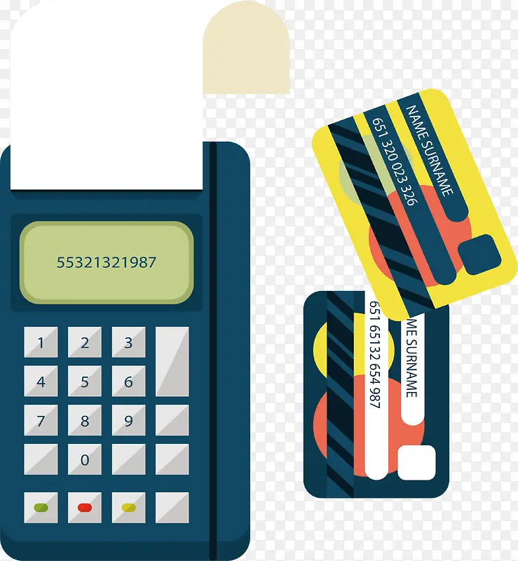 支付账单刷卡方式