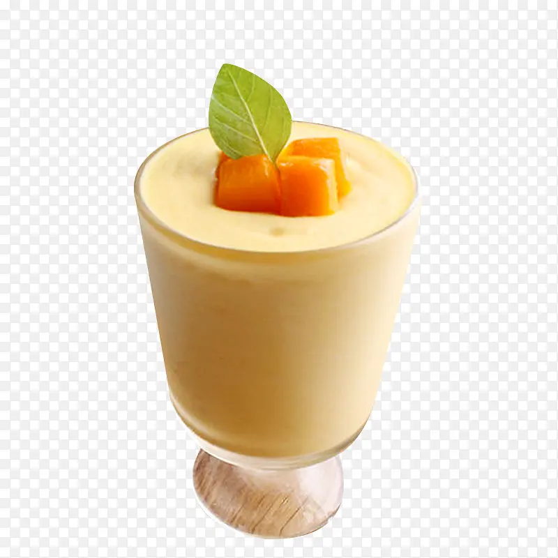 芒果水果奶酪杯