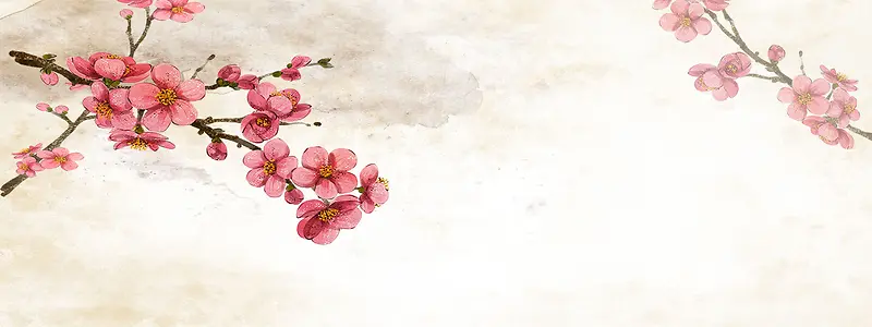 水墨梅花背景PNG图片素材下载_图片编号9128761-PNG素材网
