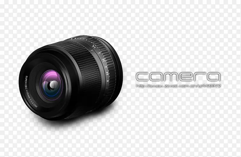 相机镜头图标设计PSD素材