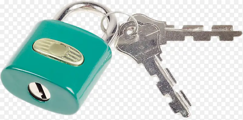 绿色钥匙锁
