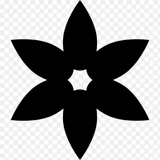 花细长的花瓣图标