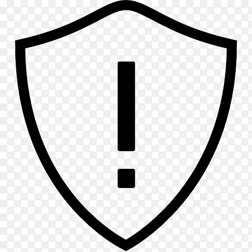 warning shield icon