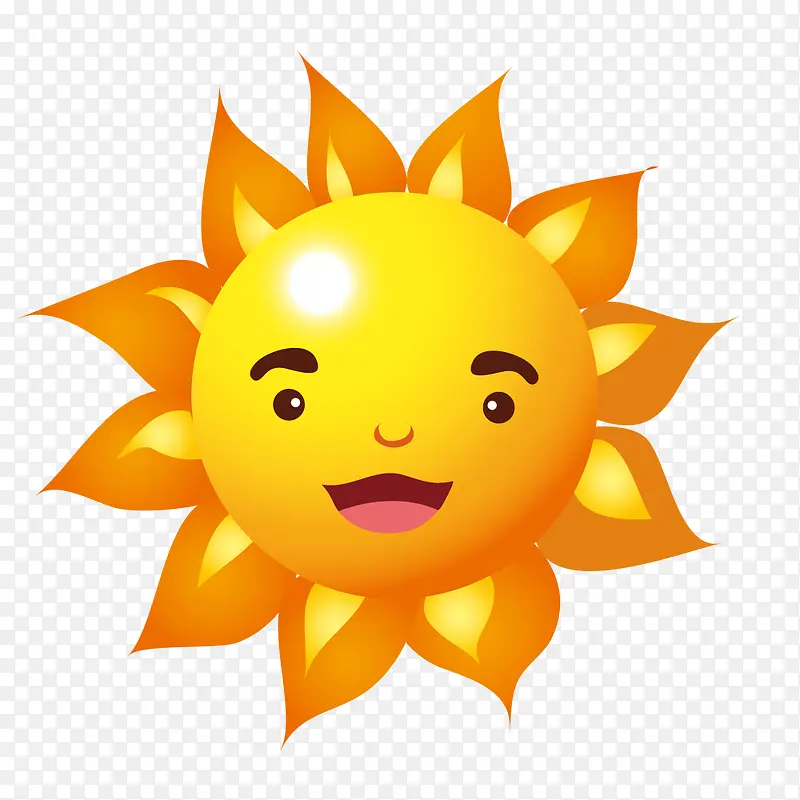 愉快的太阳