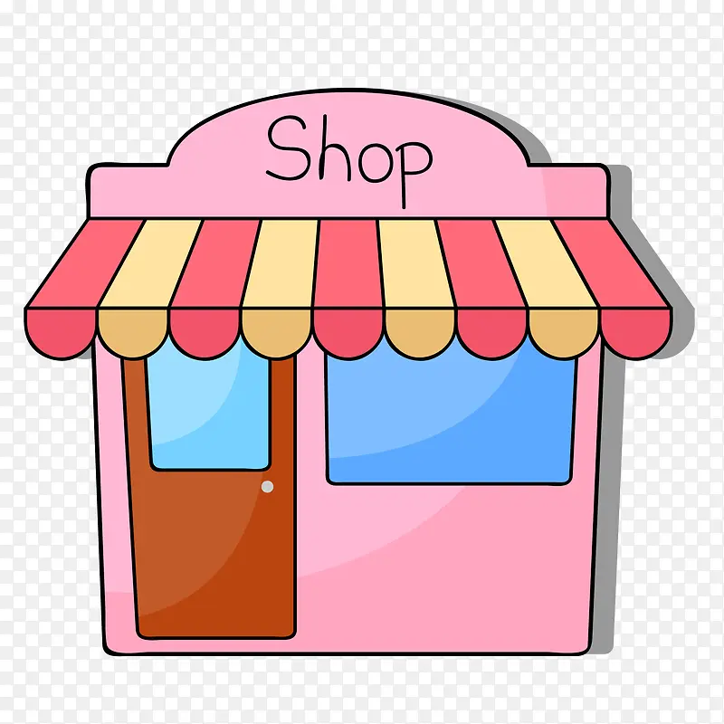 卡通手绘商店设计PNG图片素材下载_图片编号9136962-PNG素材网