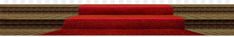 铺红地毯的台阶