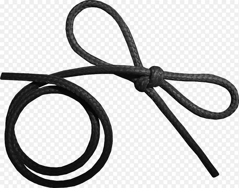 黑色 绳子 装饰