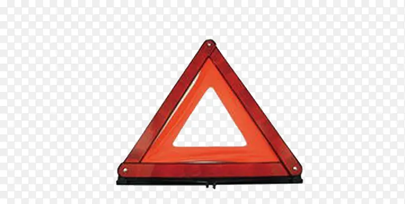 红色三角标志