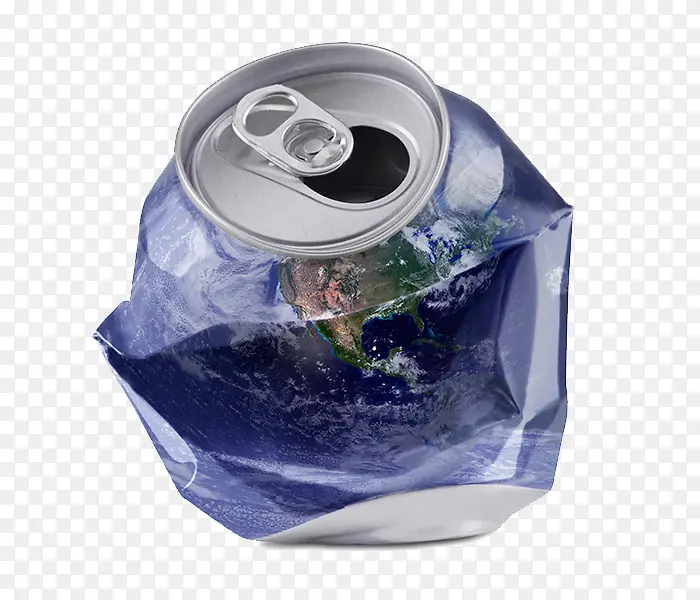 创意地球易拉罐
