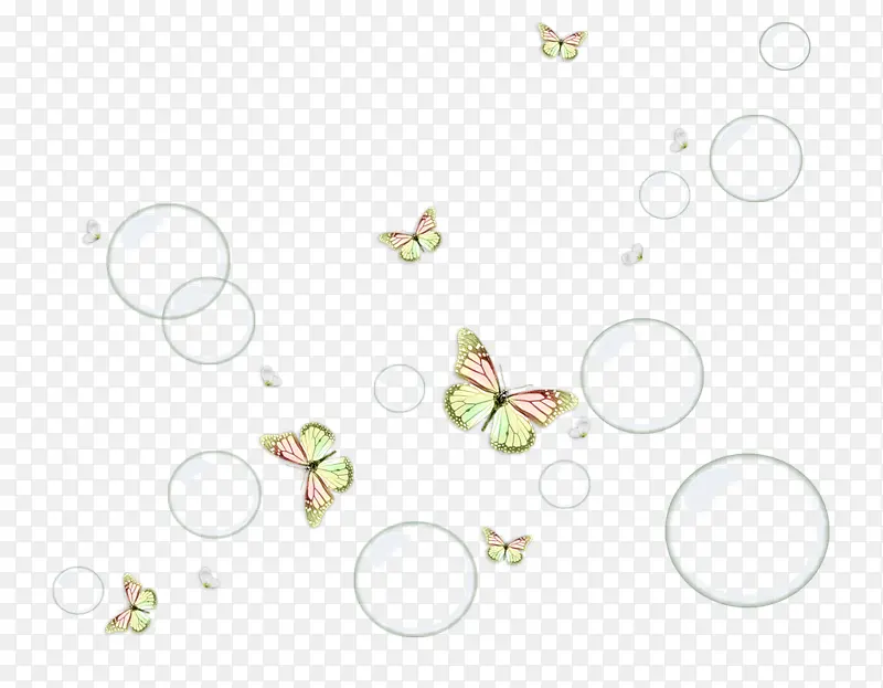 蝴蝶和泡沫