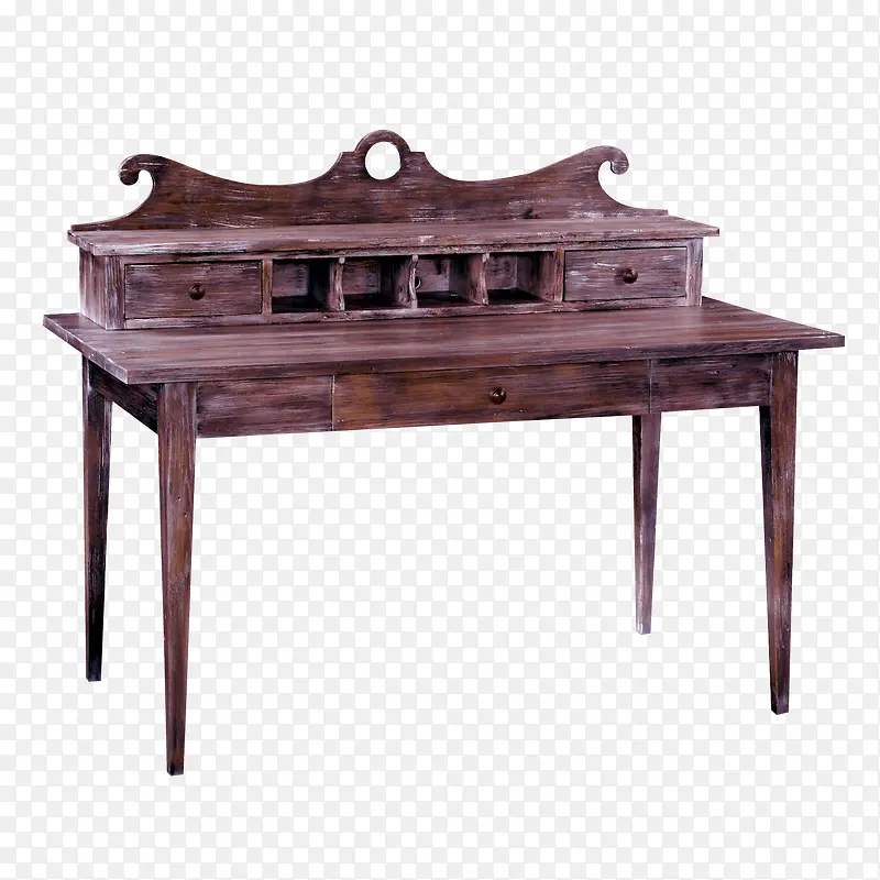 复古木制桌子梳妆台