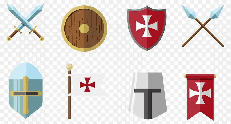 圣殿骑士盾设计图标