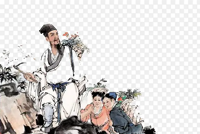 国画中医PNG图片素材下载_图片编号9144026-PNG素材网