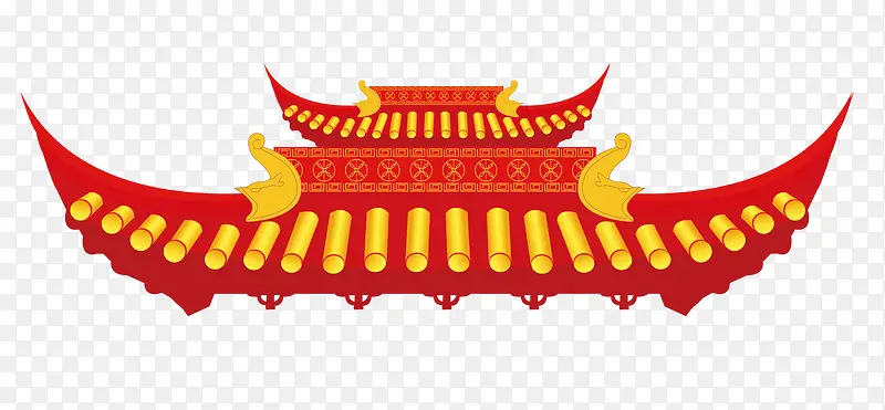 红色屋脊楼房