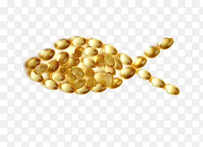 摆成鱼形的小麦胚芽