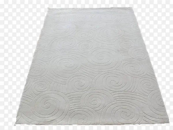 白色花纹地毯