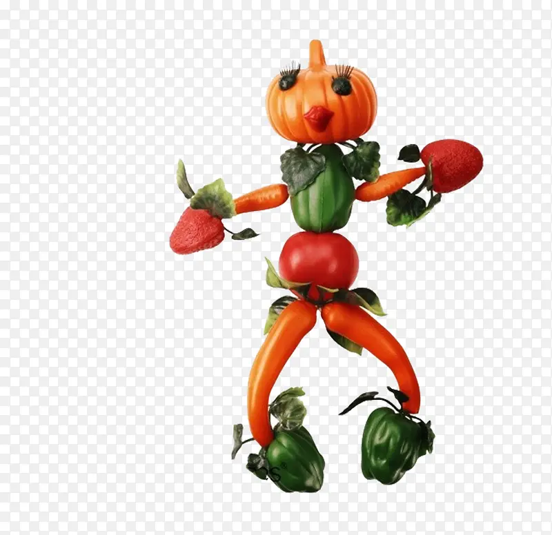 创意水果蔬菜人偶