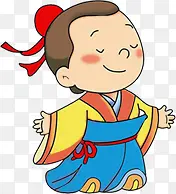 古代书生卡通造型图标PNG图片素材下载_图片编号9150363-PNG素材网
