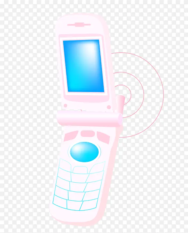 可爱粉色手机
