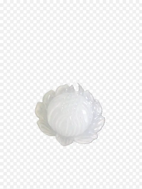 白色雪莲花玉质品