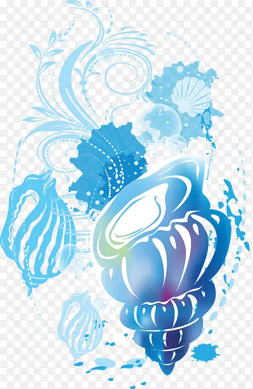 海螺装饰图案