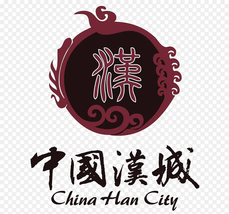 中国汉城旅游宣传图标