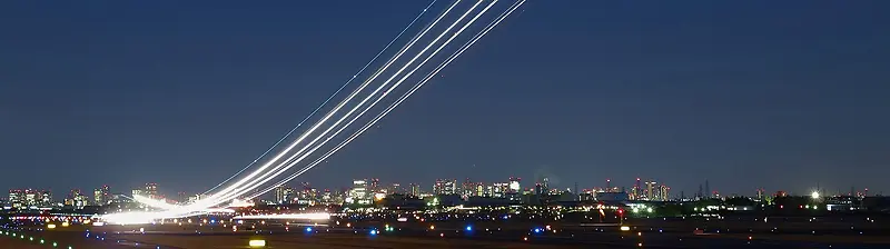 都市夜景摄影banner壁纸