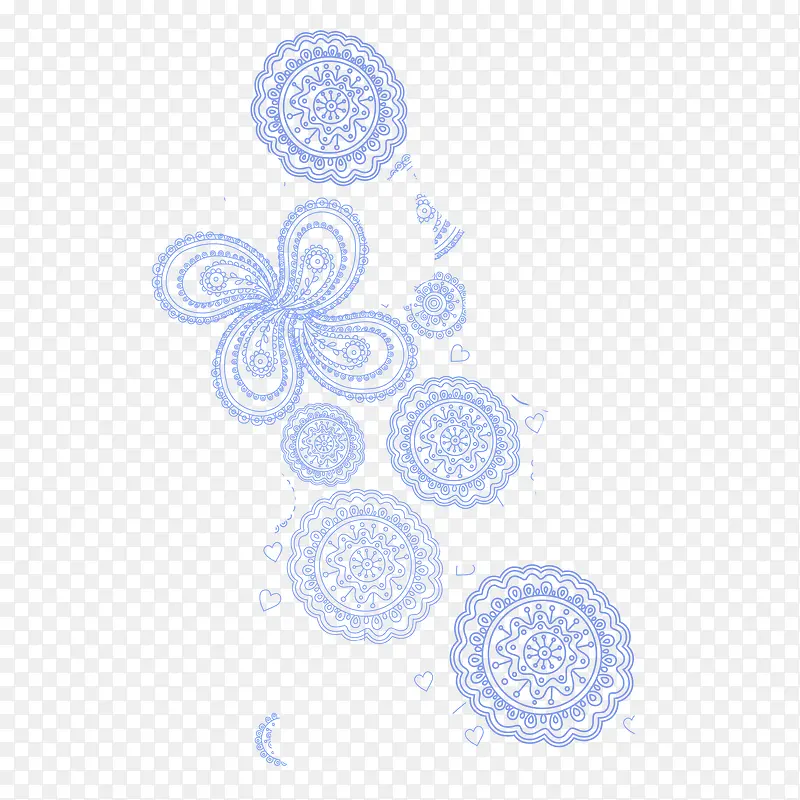 韩式花纹图案