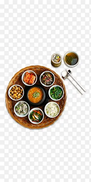 韩式泡菜美食装饰图案