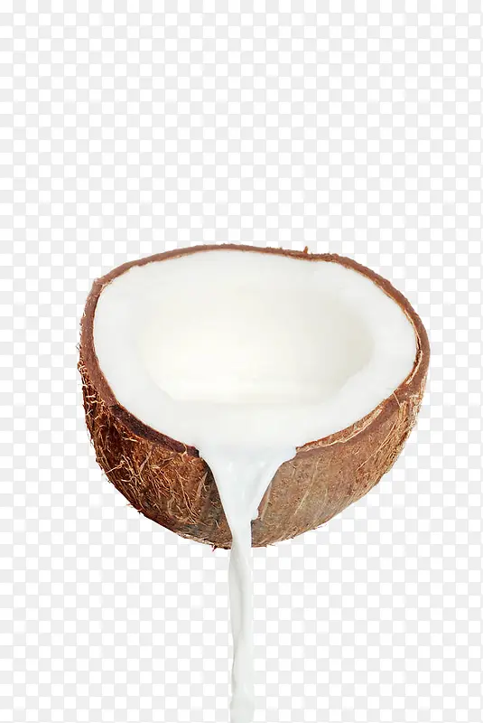 白色椰果汁