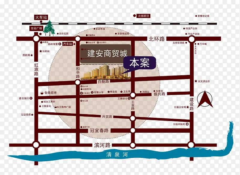 地产区位图PNG图片素材下载_图片编号9158422-PNG素材网