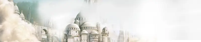 梦幻城堡banner创意设计